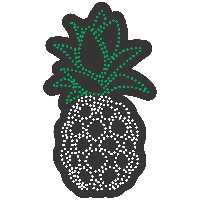 تابلو ال ای دی آیاز طرح میوه آناناس کد 479