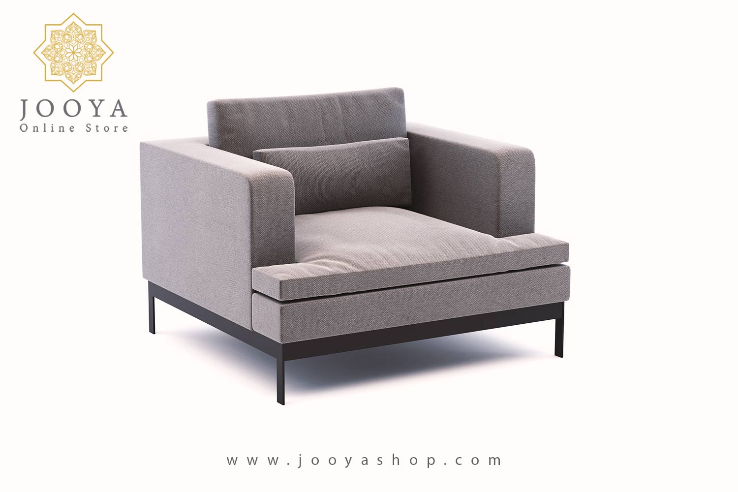 مبل تک نفره نظری مدل نوا Neva Single Seat روکش پارچه