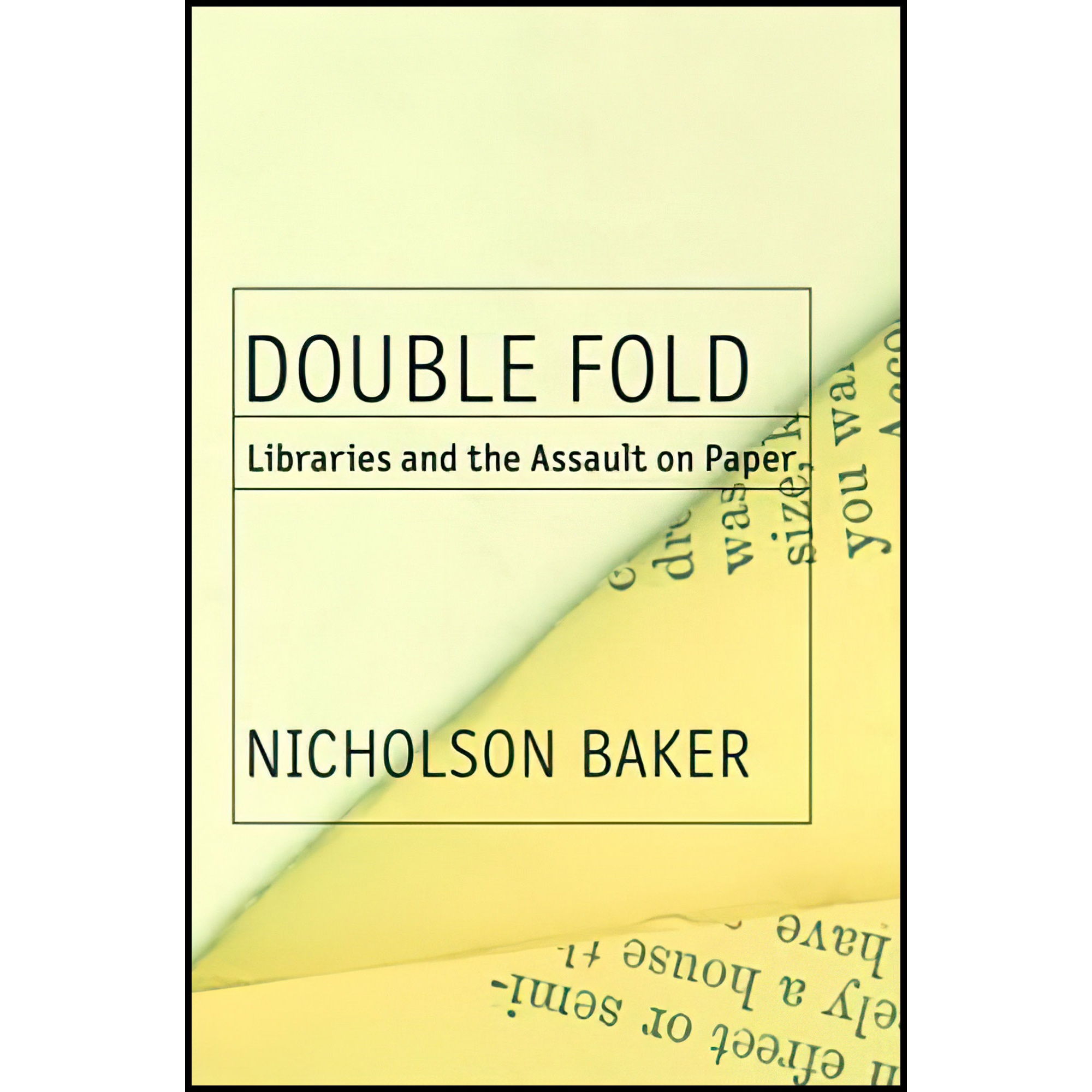 کتاب Double Fold اثر Nicholson Baker انتشارات Random House