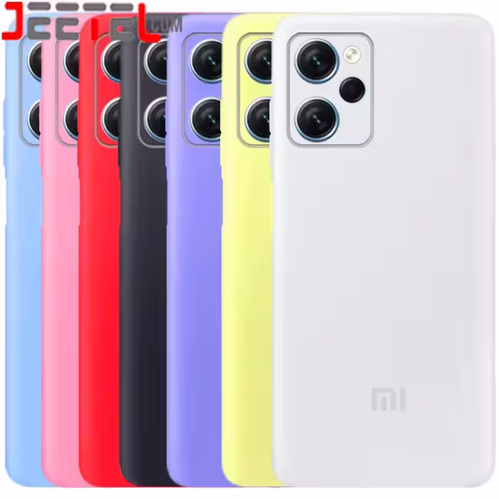 کاور سیلیکونی تک رنگ اورجینال Xiaomi Poco X5 Pro 5G مدل پاک کنی اصل (متریال ویتنام)