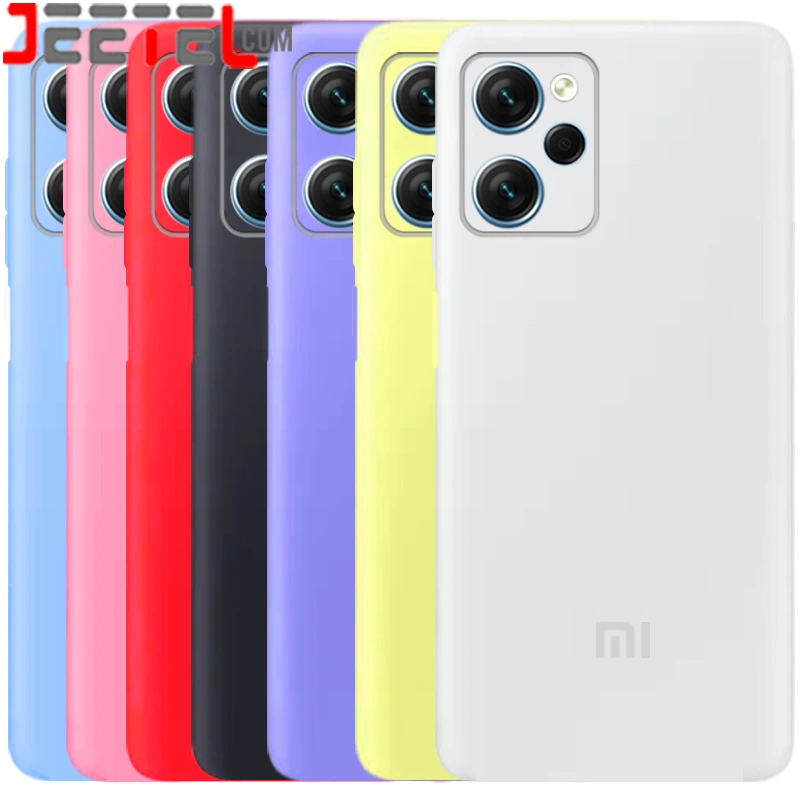 کاور سیلیکونی تک رنگ اورجینال Xiaomi Poco X5 Pro 5G مدل پاک کنی اصل (متریال ویتنام)