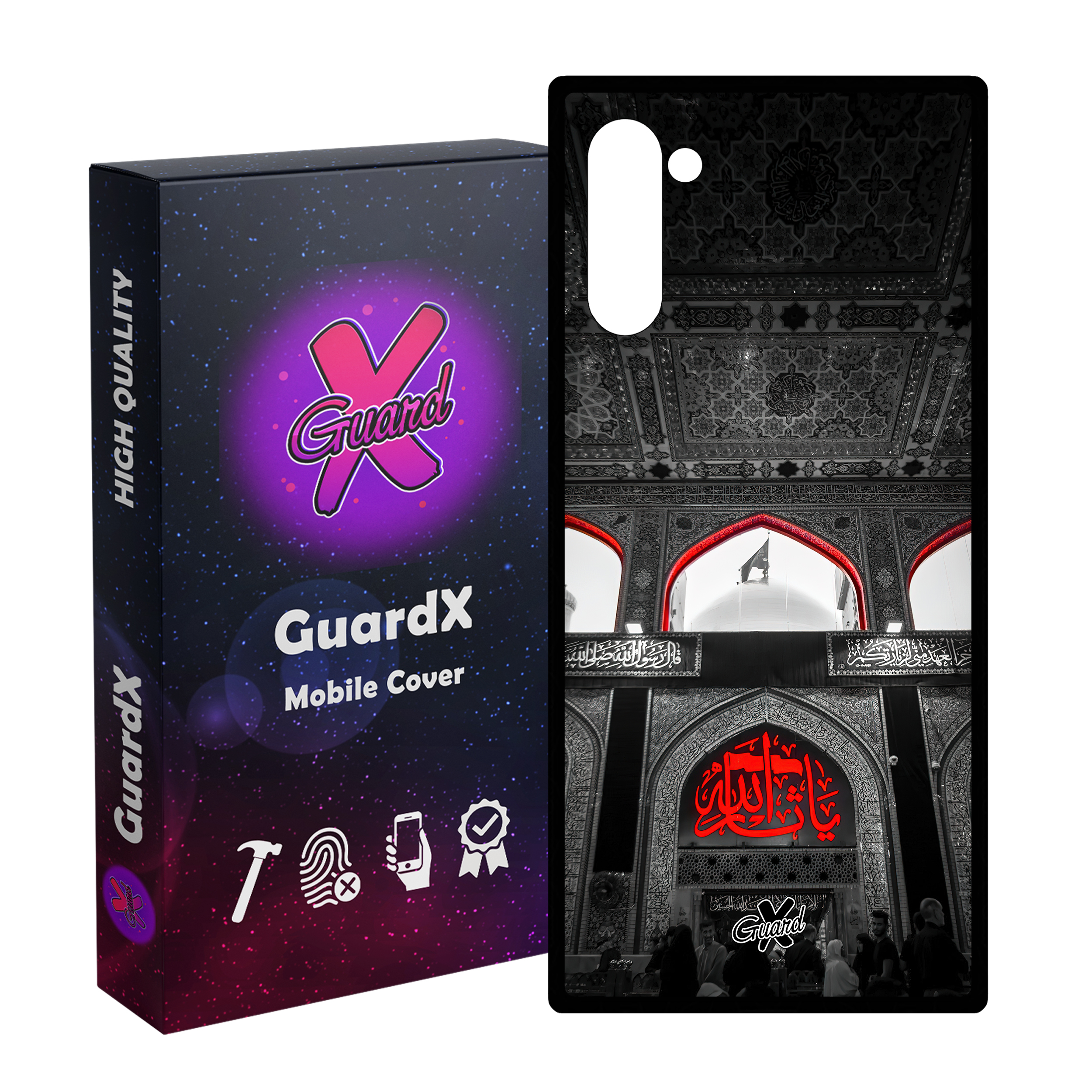 کاور گارد ایکس طرح محرم 4 مدل Glass10459 مناسب برای گوشی موبایل سامسونگ Galaxy Note 10