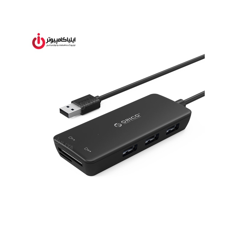 هاب USB 2.0 سه پورت و کارت ریدر اوریکو مدل H3TS-U2