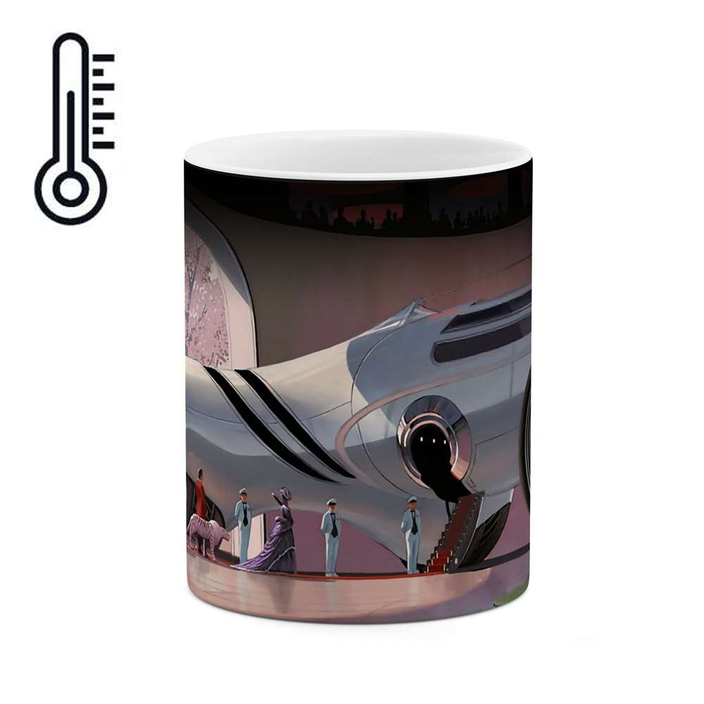 ماگ حرارتی کاکتی طرح ماشین مدل mgh17119