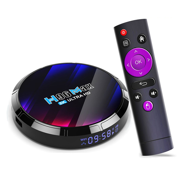 اندروید باکس H96 MAX RK3528 4GB 64GB