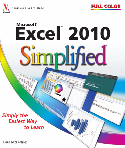 خرید و دانلود نسخه کامل کتاب Excel 2010 Simplified