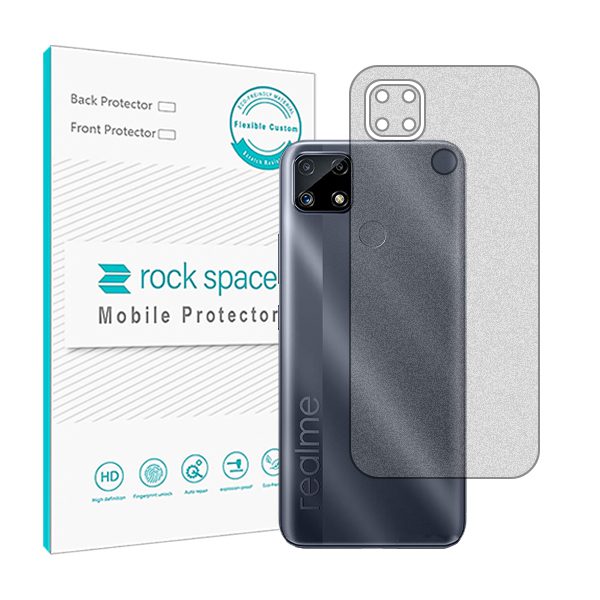 گلس محافظ پشت گوشی ریلمی C25s مدل نانو هیدروژل مات برند راک اسپیس کد S