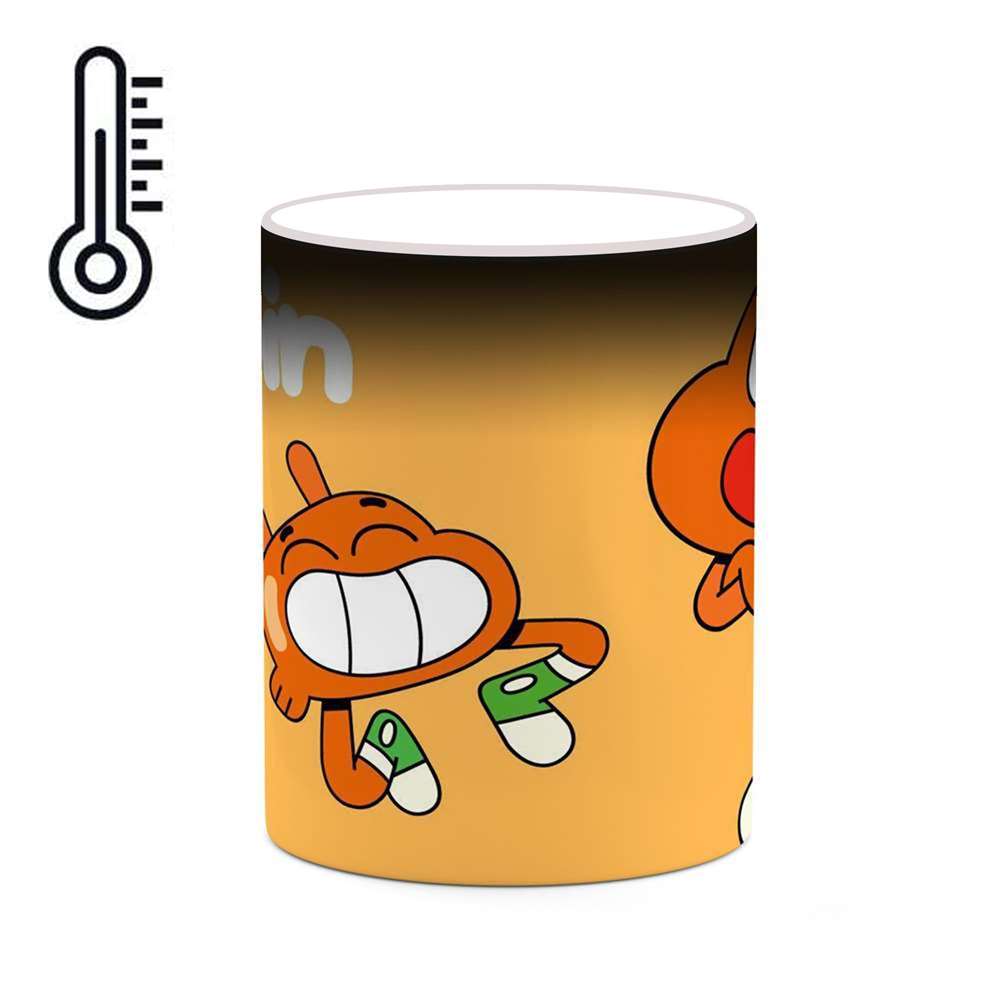 ماگ حرارتی کاکتی طرح کارتون The Amazing World Of Gumball مدل mgh23383