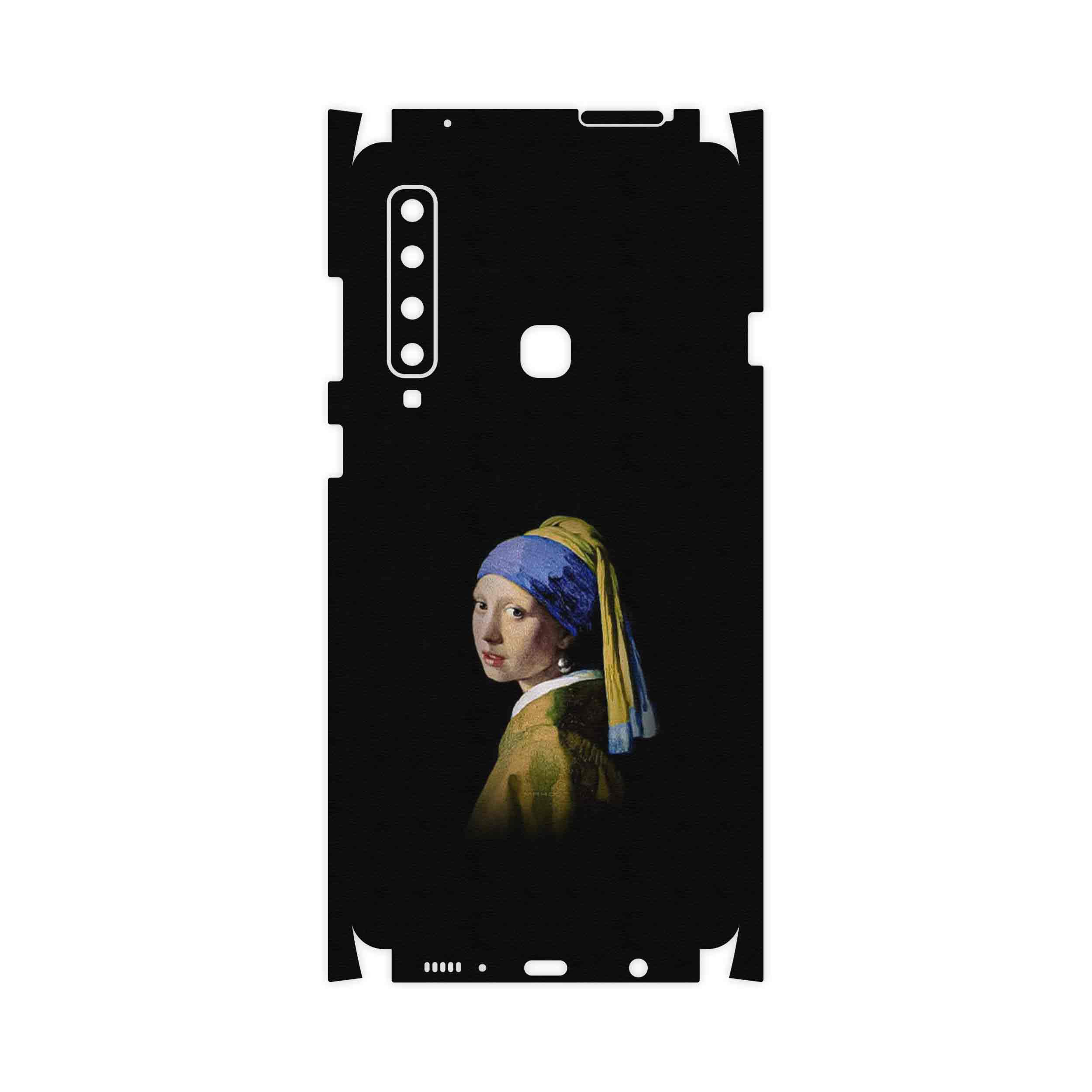 برچسب پوششی ماهوت مدل Girl with a Pearl Earring of Vermeer-FullSkin مناسب برای گوشی موبایل سامسونگ Galaxy A9 2018