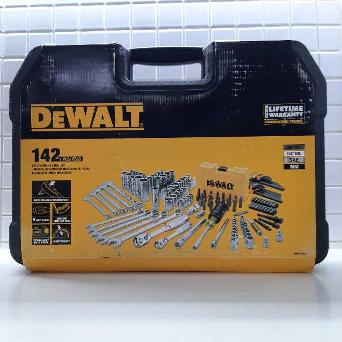 جعبه ابزار 142 پارچه دیوالت اورجینال ساخت تایوان