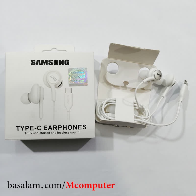 هندزفری تایپ سی سامسونگ Samsung AKG لیبل اورجینال سازگار با تمام گوشی های تایپ سی