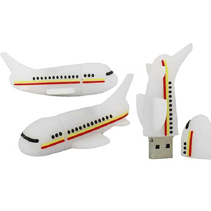 فلش مموری پرلیت یو اس بی طرح هواپیما کد W-63 ظرفیت ۶۴ گیگابایت