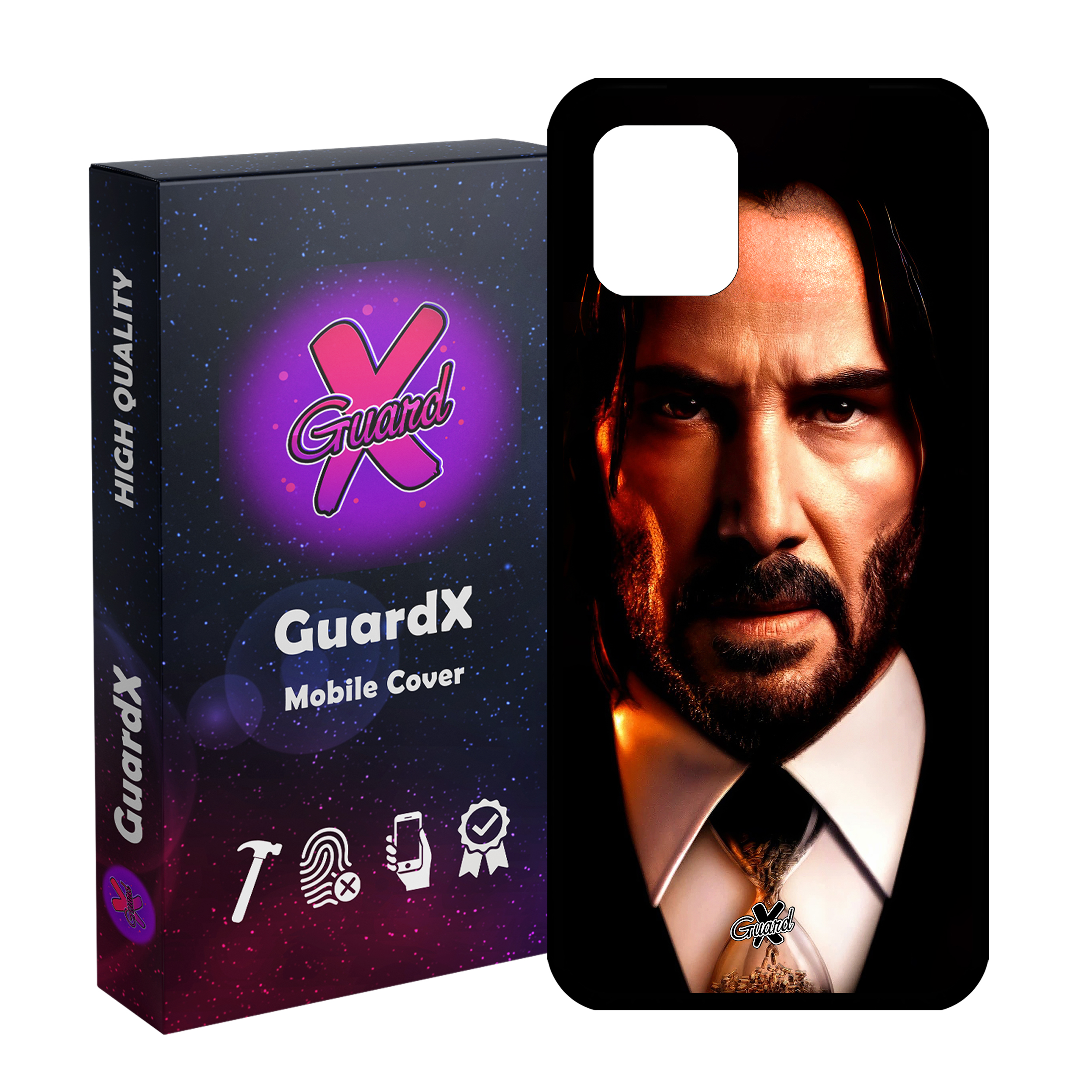 کاور گارد ایکس طرح جان ویک مدل Glass10573 مناسب برای گوشی موبایل سامسونگ Galaxy Note 10 Lite / A81