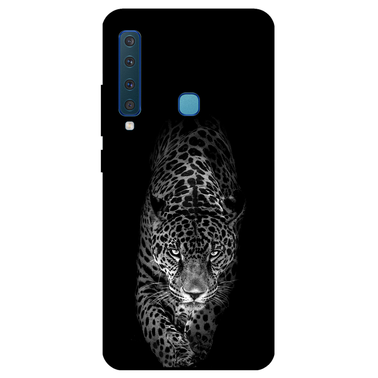 کاور مگافون طرح پلنگ مدل 1879 مناسب برای گوشی موبایل سامسونگ Galaxy A9 S / A9 2018