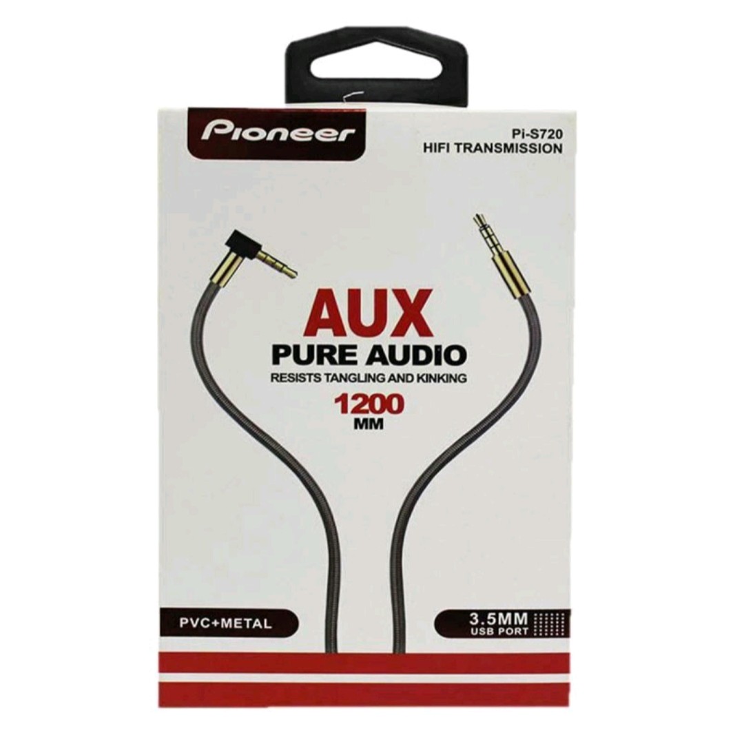 کابل AUX پایونیر فلزی مدل PI-S720 طول 12 متر کابل پایونر