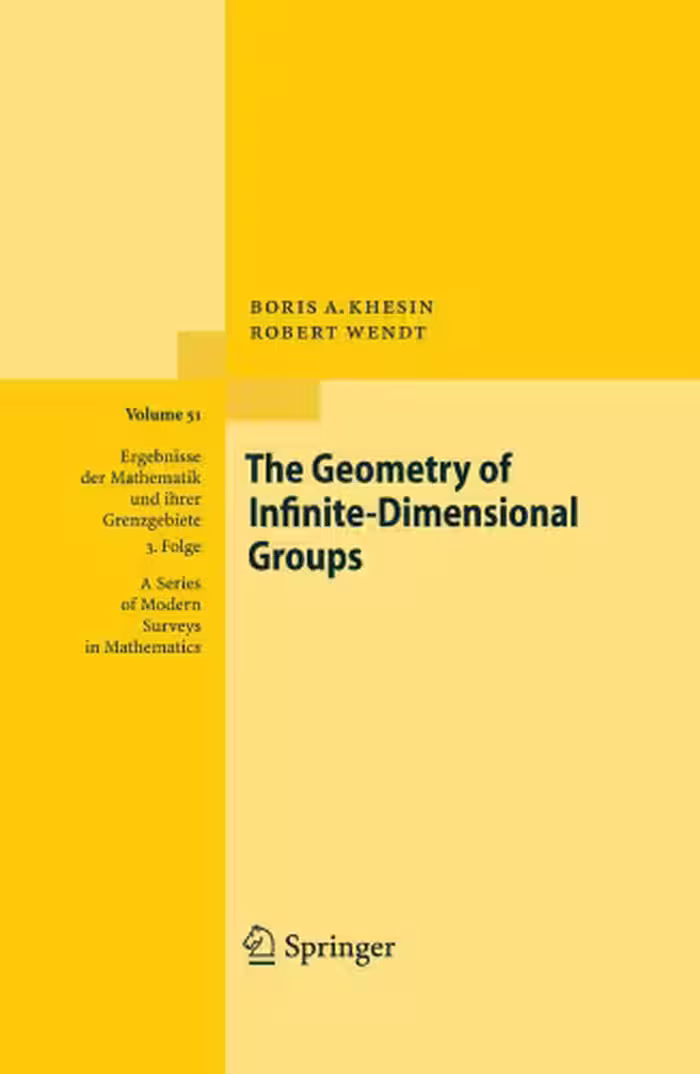 خرید و دانلود نسخه کامل کتاب The geometry of infinite-dimensional groups