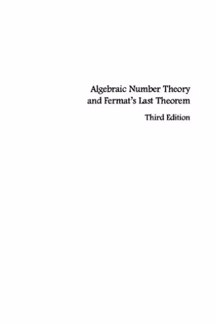 خرید و دانلود نسخه کامل کتاب Algebraic Number Theory and Fermat's Last Theorem