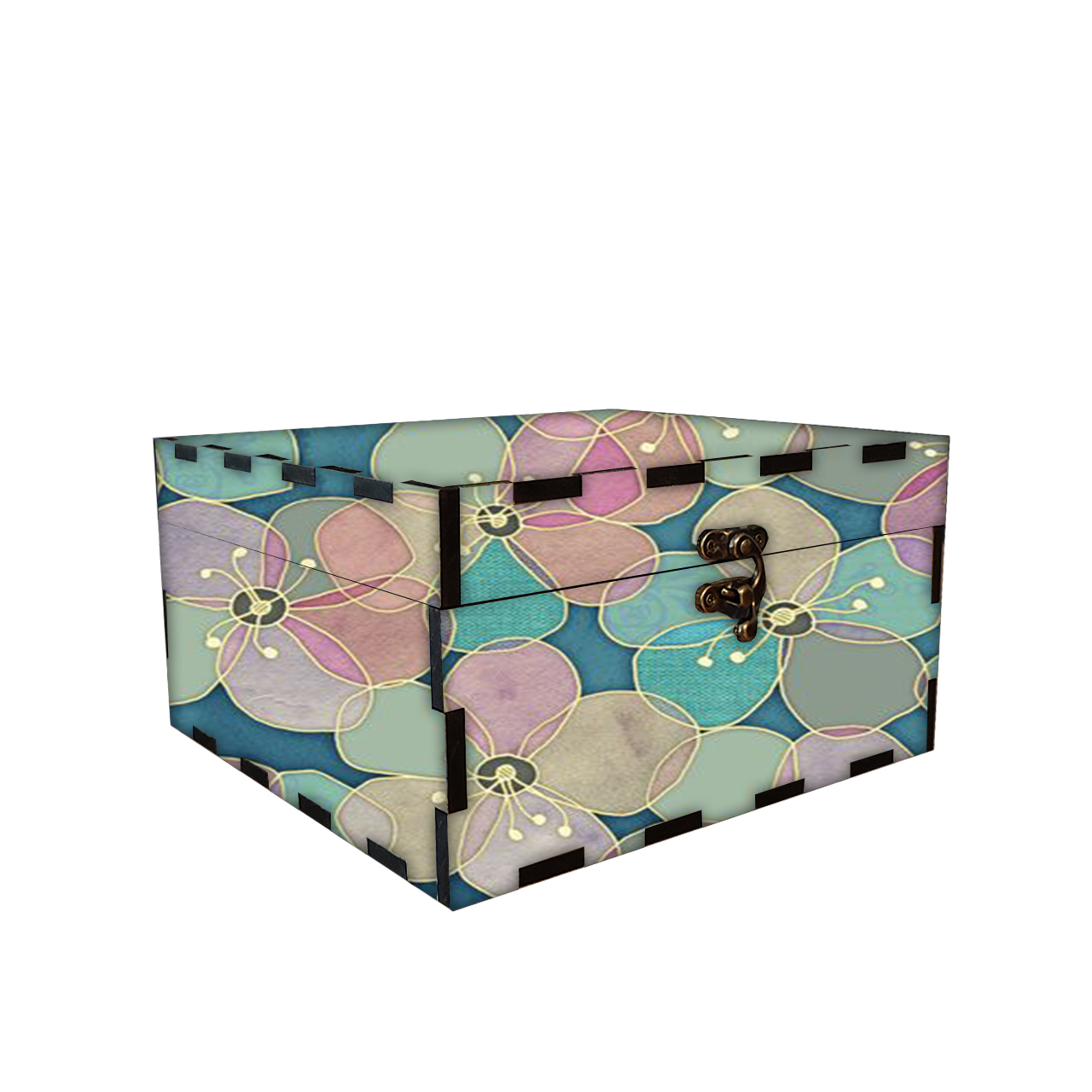 جعبه هدیه مدل گل کد 383