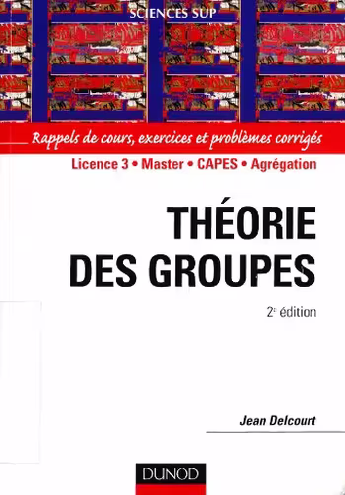 خرید و دانلود نسخه کامل کتاب Théorie des groupes