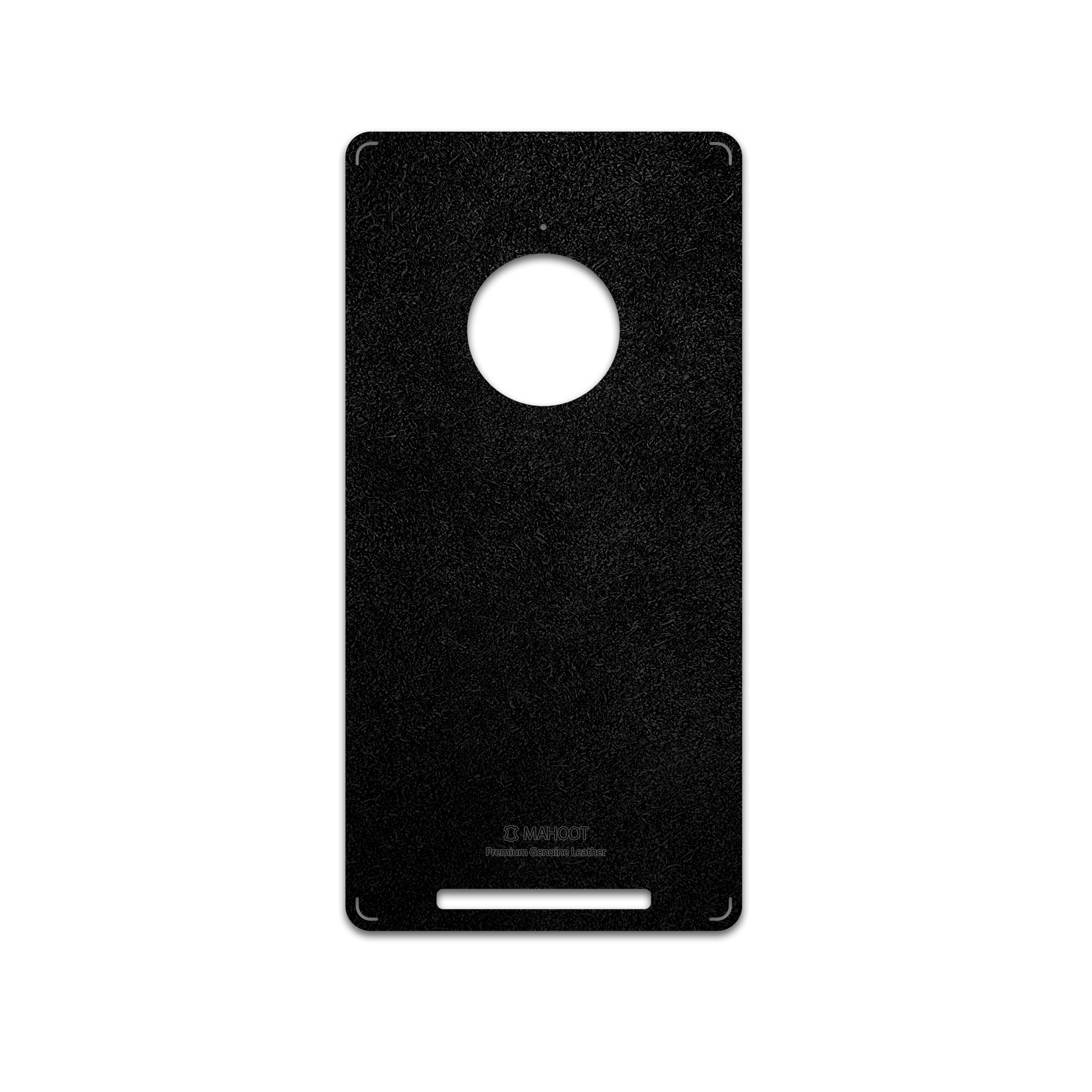 برچسب پوششی ماهوت مدل Black-Chamois-Leather مناسب برای گوشی موبایل نوکیا Lumia 830