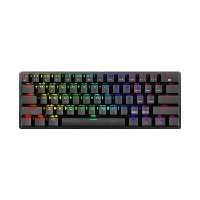 صفحه کلید باسیم/بی‌سیم تی-دگر مدل VERDE T-TGK317RGB-BL • سوئیچ آبی