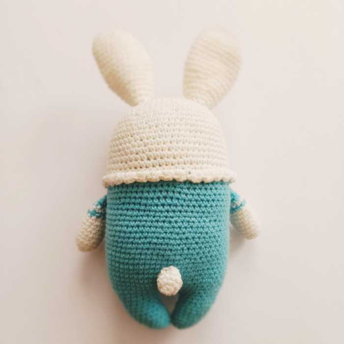 عروسک بافتنی مدل خرگوش کد ۱۵۵