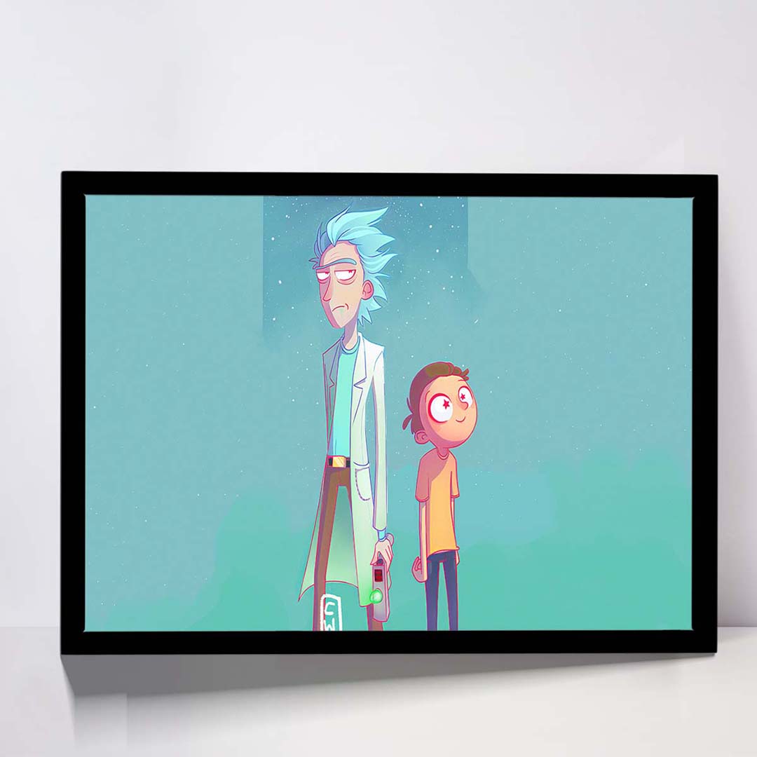 تابلو مدل rick and morty کد F-15030