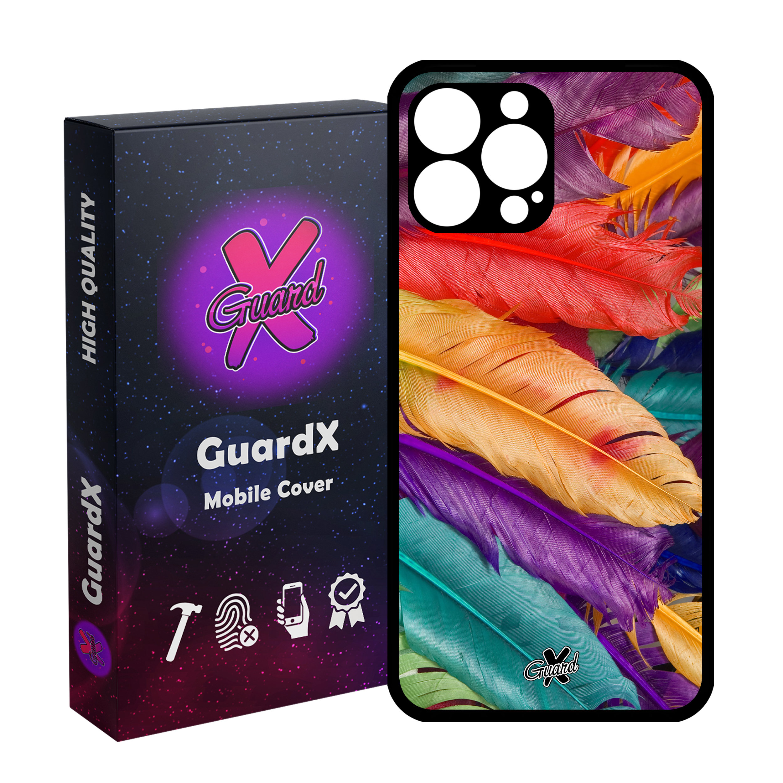 کاور گارد ایکس طرح Feather مدل Glass10180 مناسب برای گوشی موبایل اپل iPhone 12 Pro Max