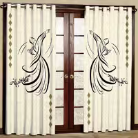 پرده مدل مخمل پانچی کد 7241 سایز 280x140 سانتی متر