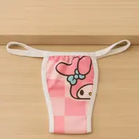 شورت بیکینی زنانه دخترانه فری سایز طرح ملودی گلبهی