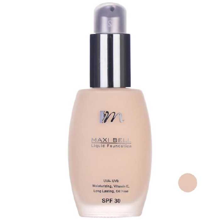 کرم پودر مکسی بل مدل IIv  شماره  202 حجم 35 میلی لیتر 