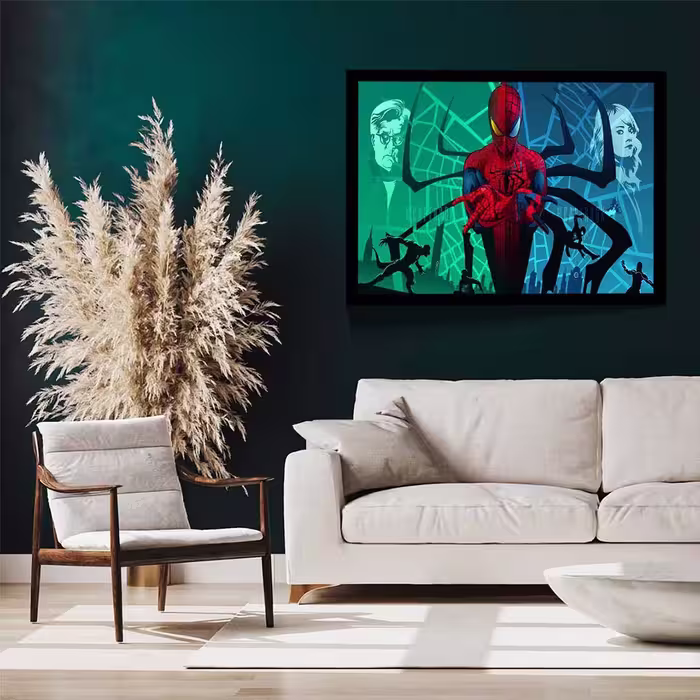 تابلو مدل spider man کد F-17021