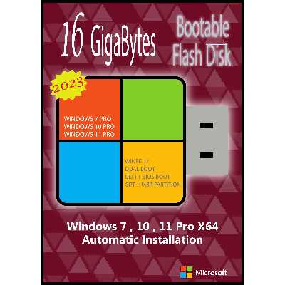 سیستم عامل Windows 7 10 11 Pro X64 2023 نشر مایکروسافت