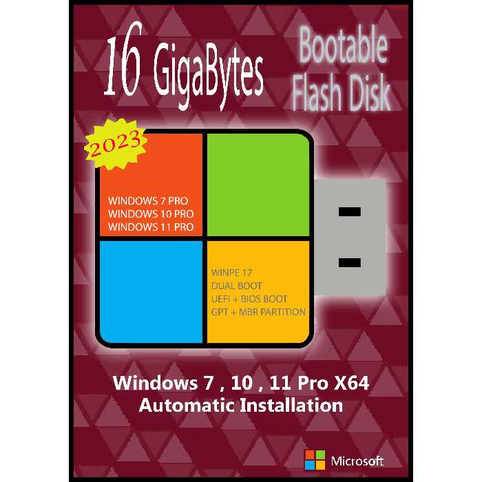 سیستم عامل Windows 7 10 11 Pro X64 2023 نشر مایکروسافت