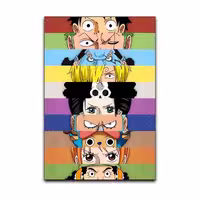 تابلو شاسی گوفی مدل انیمه وان پیس طرح One Piece کد EYE365 | دنیای قاب