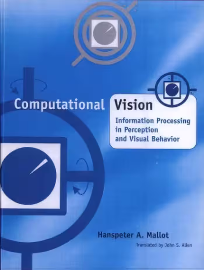 خرید و دانلود نسخه کامل کتاب Computational Vision. Information Processing in Perception and Visual Behaviour