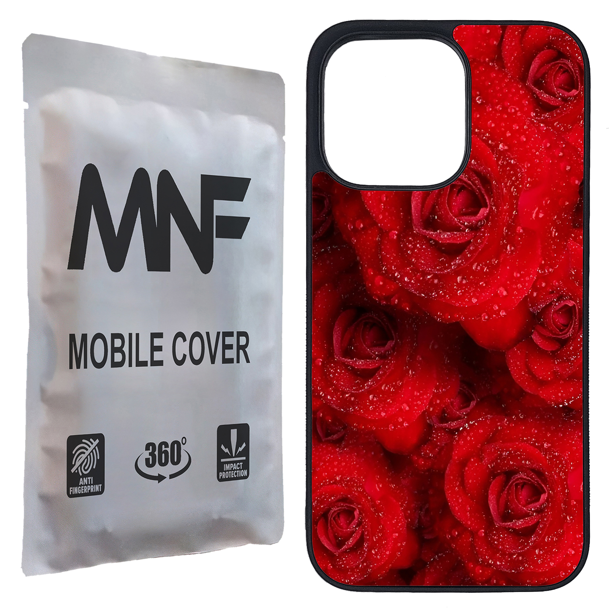 کاور ام ان اف طرح گل رز کد P-016 مناسب برای گوشی موبایل اپل iPhone 13 Pro