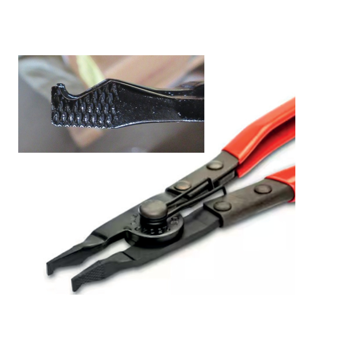 انبر رینگ باز کن سر کج 225 میلیمتر LK کد J0017