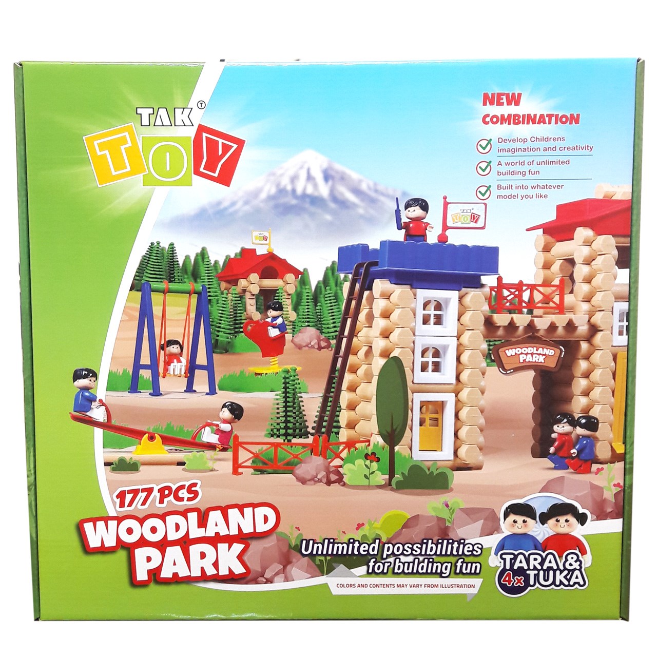 بازی ساختنی 177 تکه تک توی مدل Woodland Park