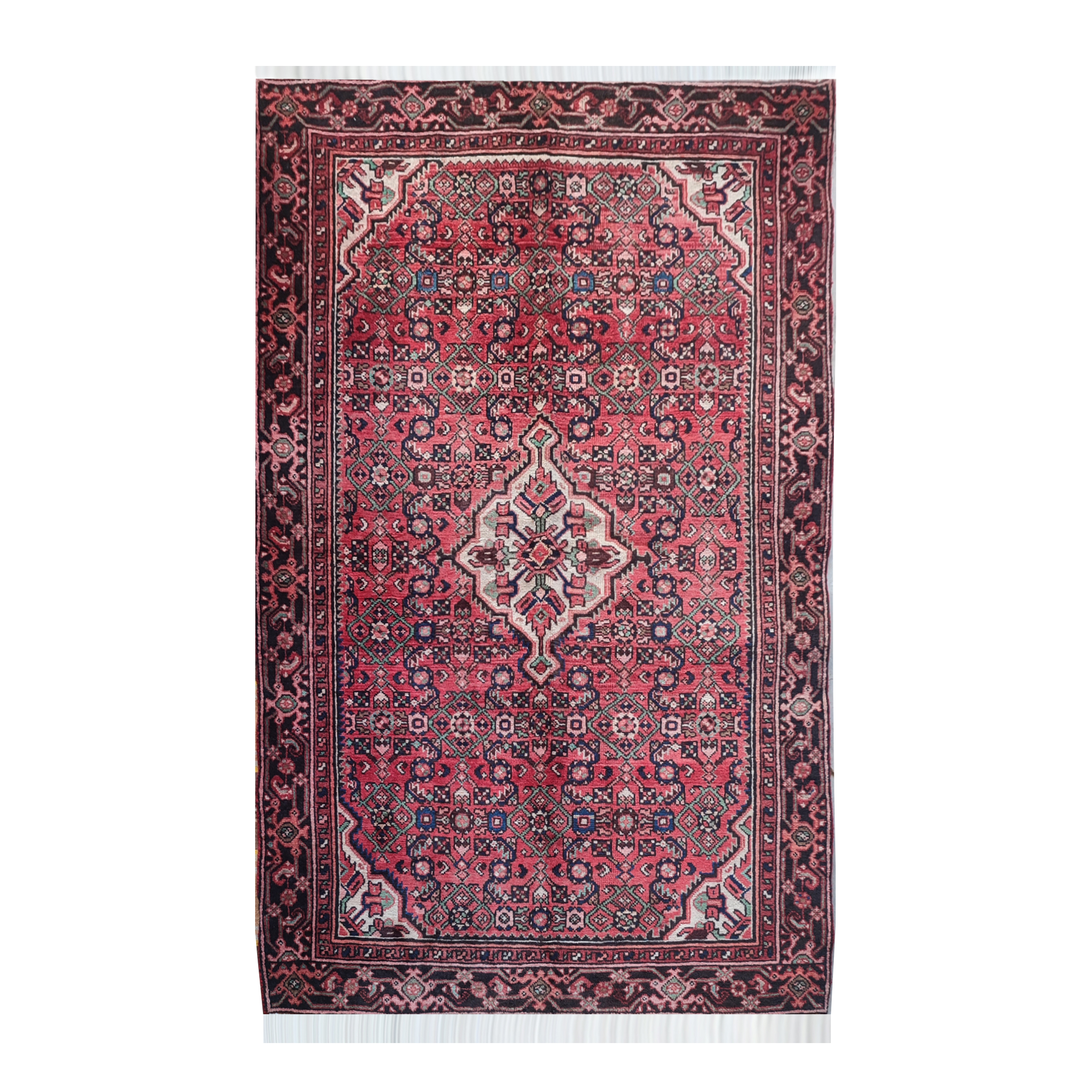 فرش قدیمی دستبافت دو و نیم متری مدل MG65