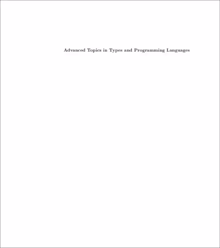 خرید و دانلود نسخه کامل کتاب Advanced Topics in Types and Programming Languages