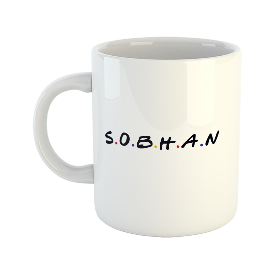 ماگ طرح فرندز مدل سبحان