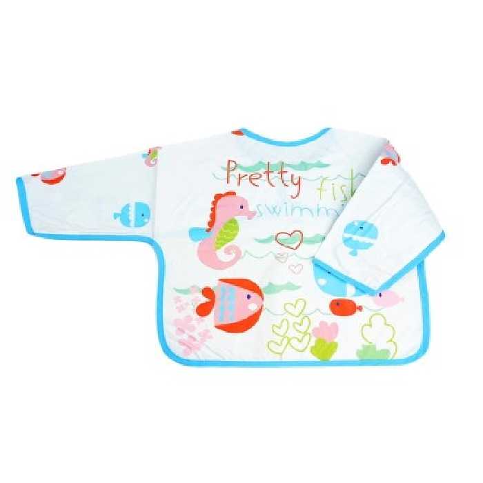 پیشبند آستین دار مشمایی کودک Best Baby