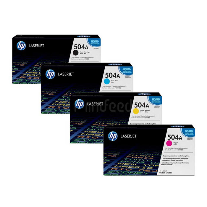 تونر کارتریج لیزری رنگی اچ پی 504A