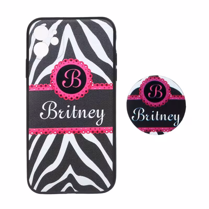 کاور مدل BRITNEY مناسب برای گوشی موبایل اپل IPHONE 11 به همراه پایه نگهدارنده