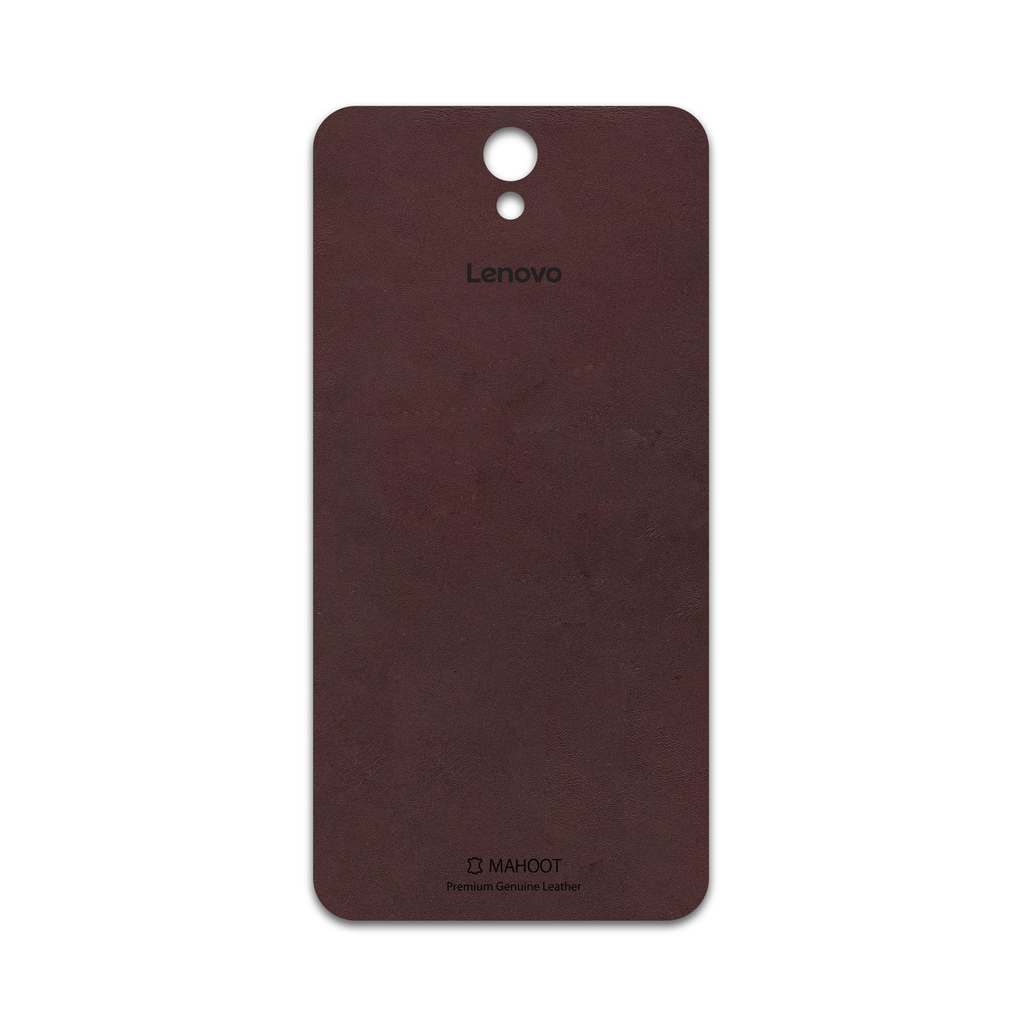 برچسب پوششی ماهوت مدل Matte-Dark-Brown-Leather مناسب برای گوشی موبایل لنوو Vibe S1 Lite