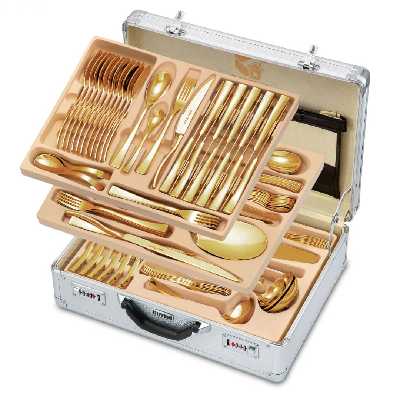 سرویس قاشق و چنگال 141 پارچه جی فی نی مدل 185G