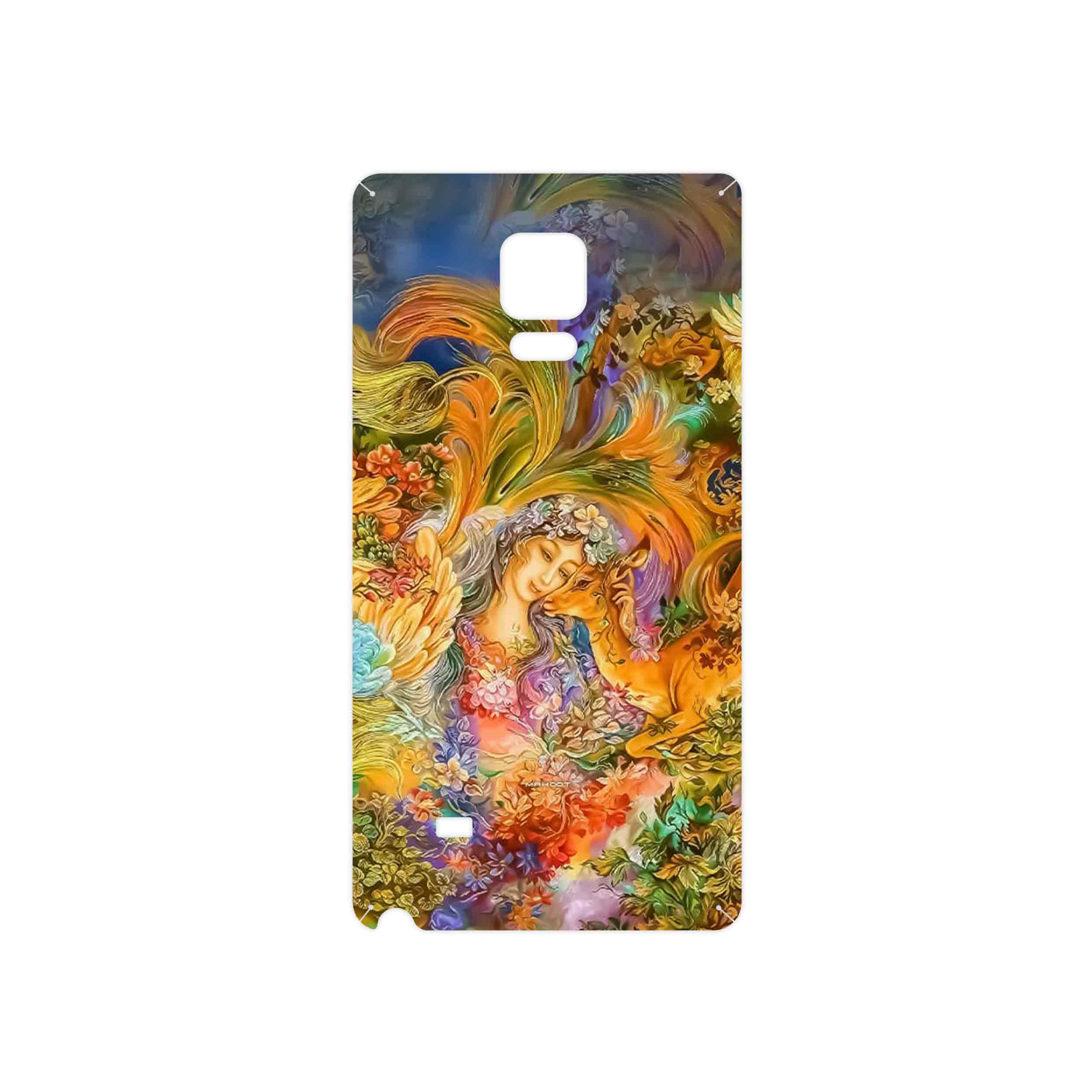 برچسب پوششی ماهوت مدل Persian miniature 3 مناسب برای گوشی موبایل سامسونگ Galaxy Note Edge
