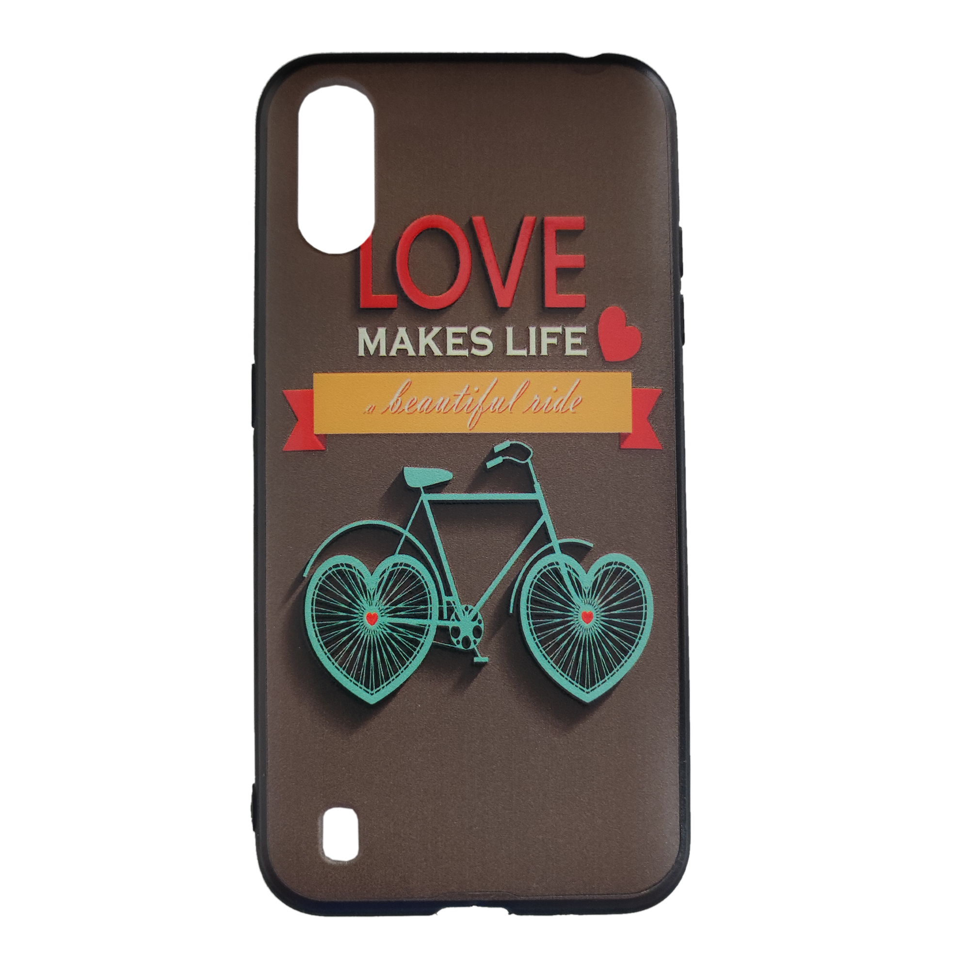 کاور مدل دوچرخه عاشق کد D-1 مناسب برای گوشی موبایل سامسونگ Galaxy A01