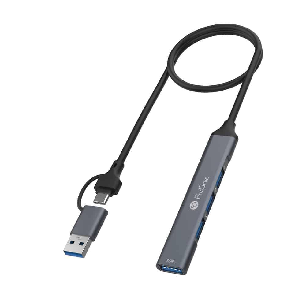 هاب چهار پورت TYPE-C/USB پرووان مدل PHU-590